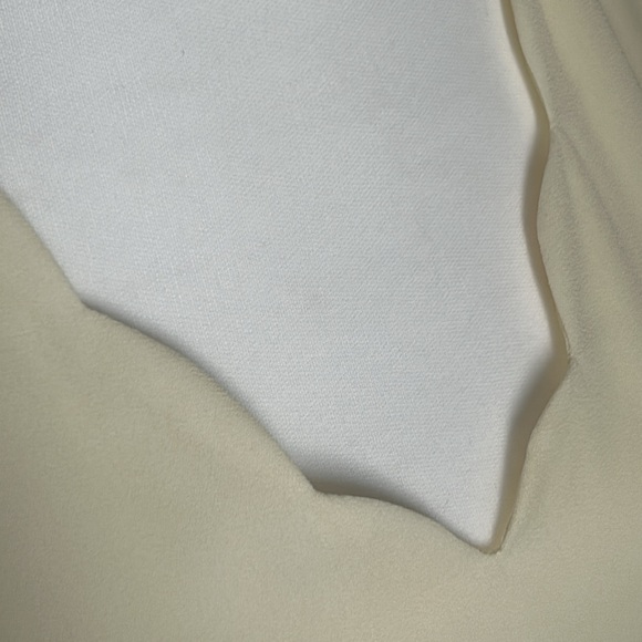 New Allison Joy from Evereve Women’s Lyla Scallop Trim Ivory Short Sleeve Blouse - Picture 4 of 12